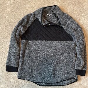 Women’s long sleeve fleece sweater by Eden Ruth XL